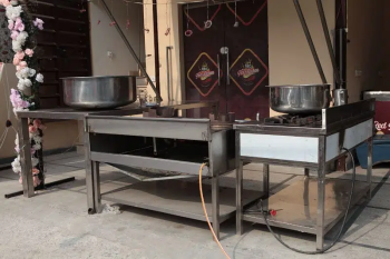 BBQ , Shawarma, Burger Counter (Stainless Steel) Used only two months.