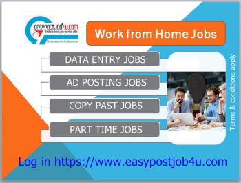 Earn from your home by doing data entry Job.  