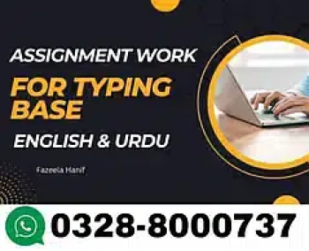 Assignment writing work Part Time/Full Time Daily payments