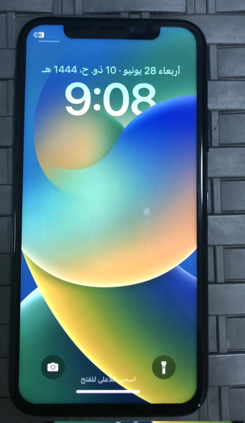 ايفون X نظيف 64GB مبدل شاشه كولتي عاليه فيس ايدي شغال وكل شي اموره طيبه