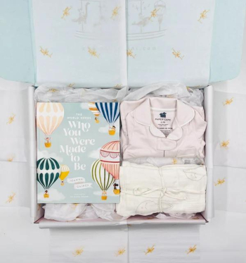 Cotte Mini - Pink Blush Pajamas and Bunny Baby Swaddle