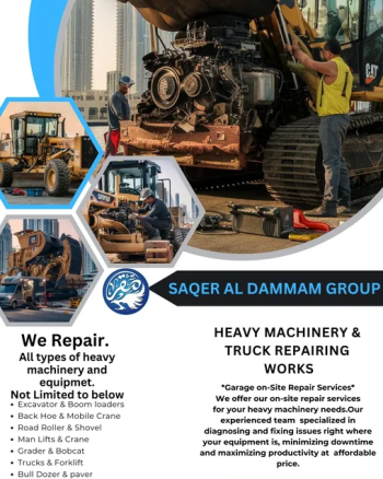 HEAVY MACHINERY AND TRUCKS REPAIRING.