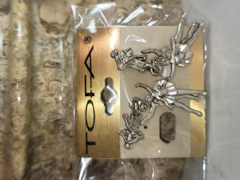 $90 Wholesale Jewelry Lot with 34 New Silver Ballet Ballerina Dance Earrings Pierced