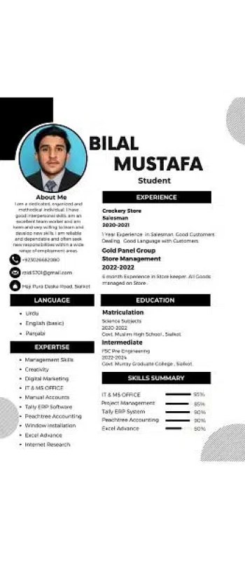 professional CV 200_300 CV banwana ka Liya rabta kara