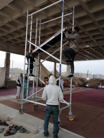Single Width Scaffolding (narrow Folding) Aluminium Pak Scaffolding