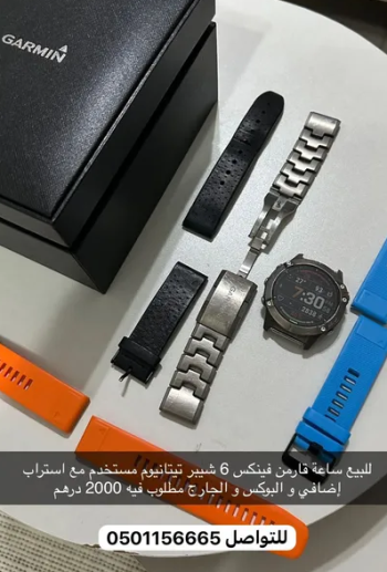 GARNIN FENIX 6 shapper titanium