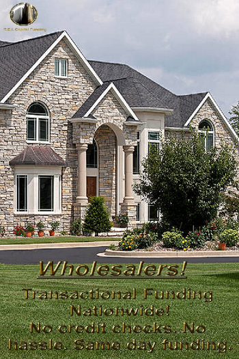 Transactional Funding for Real Estate Wholesalers