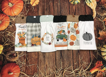 Fall Foliage Kitchen Towels
