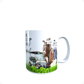 Eat Sleep Golf Repeat Mug Funny Golf Gift for Golfers 11oz Ceramic Mug cup NEW