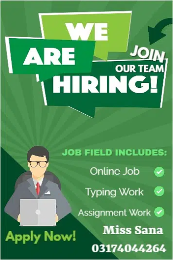 Online Job/Full-Time/Part Time/Home Base Job, Boys and Girls Apply Now