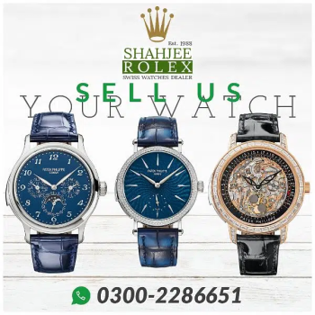Sell Your Watch @Shahjee Rolex | AP PP Chopard Omega Cartier Tag Heuer
