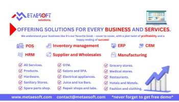 POS Software, Pharmacy POS, Restaurant POS, Retail and Compelete ERP