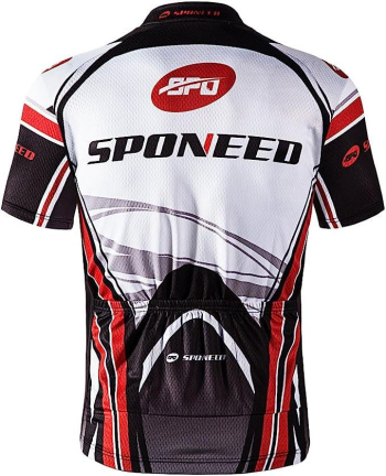 Cycling Jersey Full Zipper Short Sleeves Sponeed Size Small For Sale