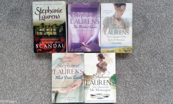 5 Stephanie Laurens Paperback Books.