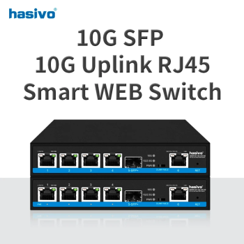 4 Port Web Managed 2.5Gps PoE Or None PoE Switch +1x10G SFP+1x10Gps RJ45 Uplink