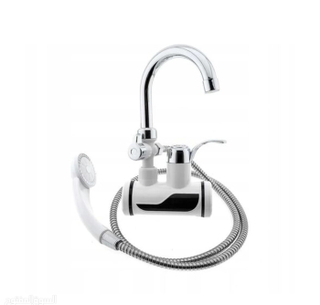 جهاز تسخين المياه مع حنفية ومرش الحمام للماء البارد والساخن