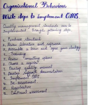 Handwriting Assignment