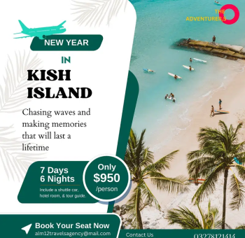Visit visa / Kish Island / VISA service / New year in kish Island