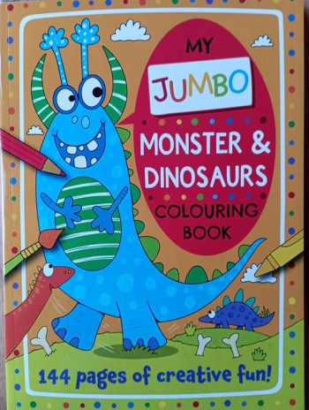 Monster and Dinosaurs Colouring Book