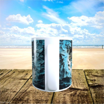 3D Illusion Ocean White Shark Coffee Tea Mug 11oz Unique and Eye-catching! NEW