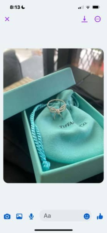 Tiffany & co twist tie bow ring ðŸ’¯ Authentic mint condition
