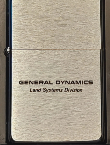 ولاعة زيبو تذكاريه General Dynamics Land Systems