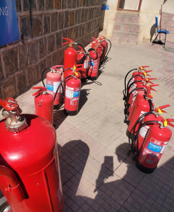 صيانة وتعبية طفايات الحريق-طفاية حريق