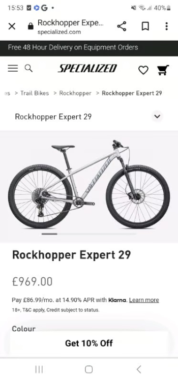 SPECIALIZED ROCKHOPPER EXPERT 29 BRAND NEW