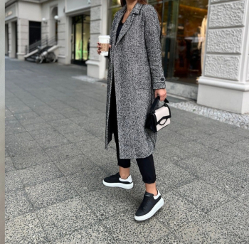 معطف نسائي كتيير مرتب