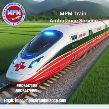 Get MPM Train Ambulance Service in Bhopal With Life Care CCU Facility