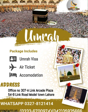 Umrah visa / Umrah tickets / complete Umrah packages