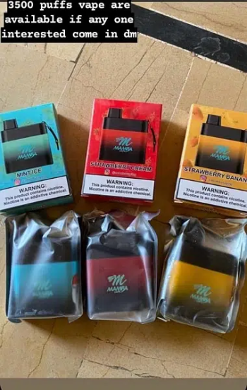 3500 puffs vapes new box pack if any one interested come dm